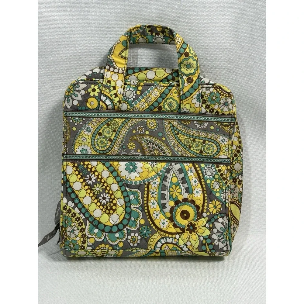 VERA BRADLEY TECH ORGANIZER CASE LEMON PARFAIT 8 1/2 X 9 1/2